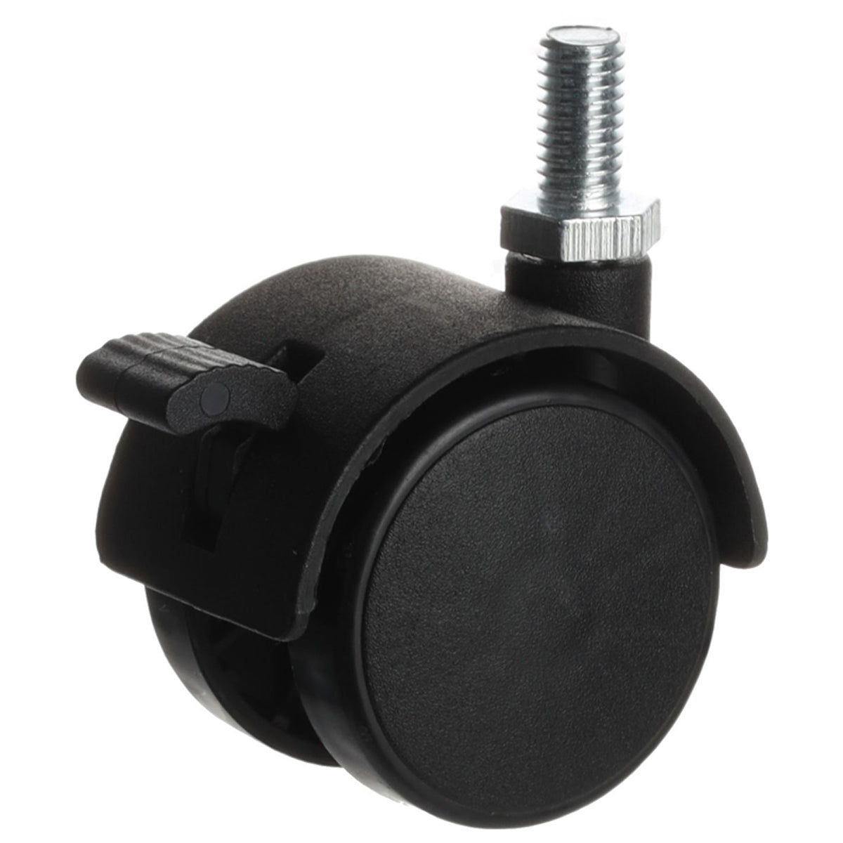FURNITURE CASTOR 02 D40 BLK BRAKE by HRANIPEX LTD