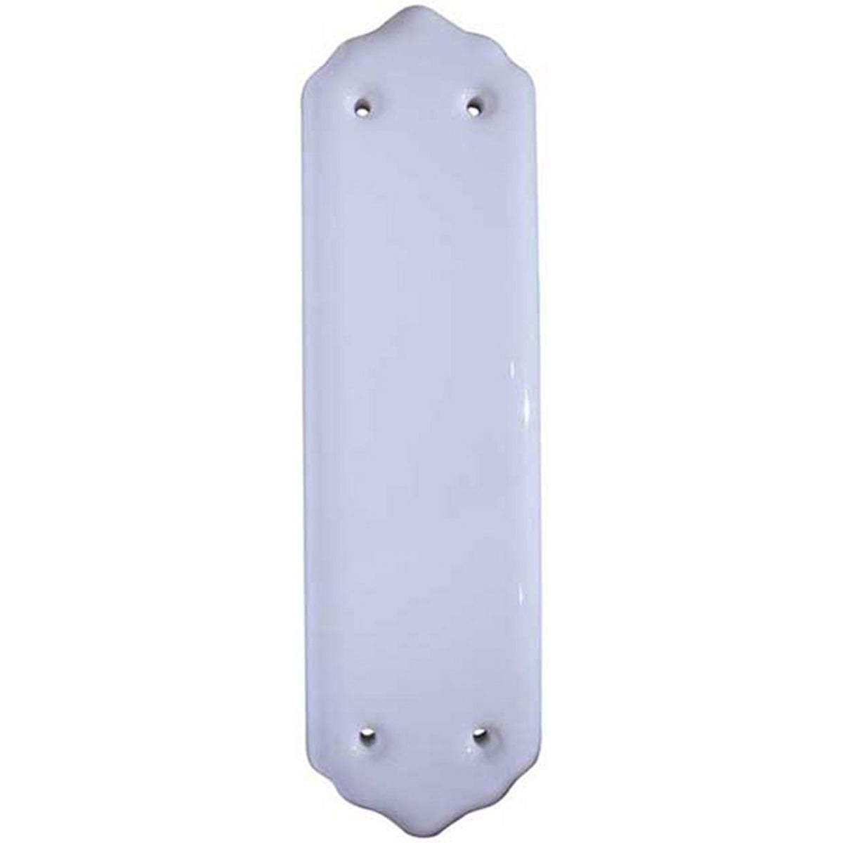 PORCELAIN FNGPLATE 280x78 WHI/PL