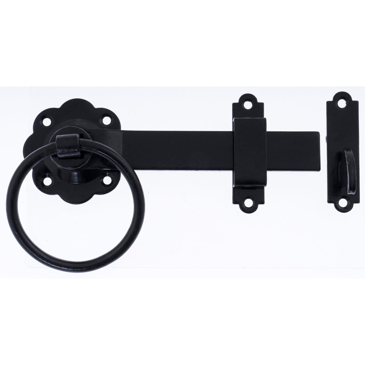 ECLIPSE RING GATE LATCH SET 152 BLK – GFF006A