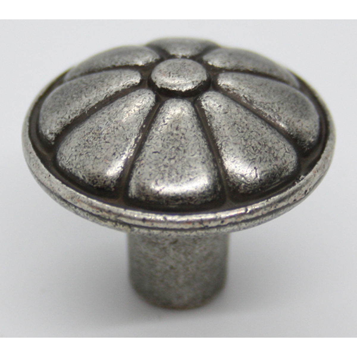 FLOWER KNOB D21x25 SLV