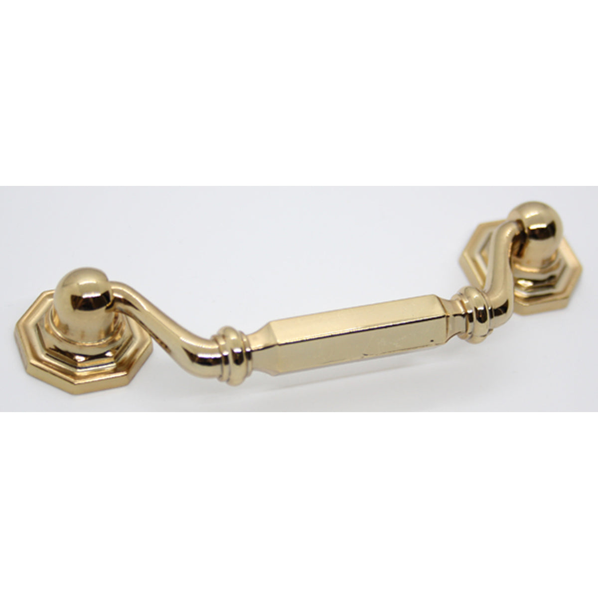 HEX DRAWER PULL HANDLE 96HC EBR