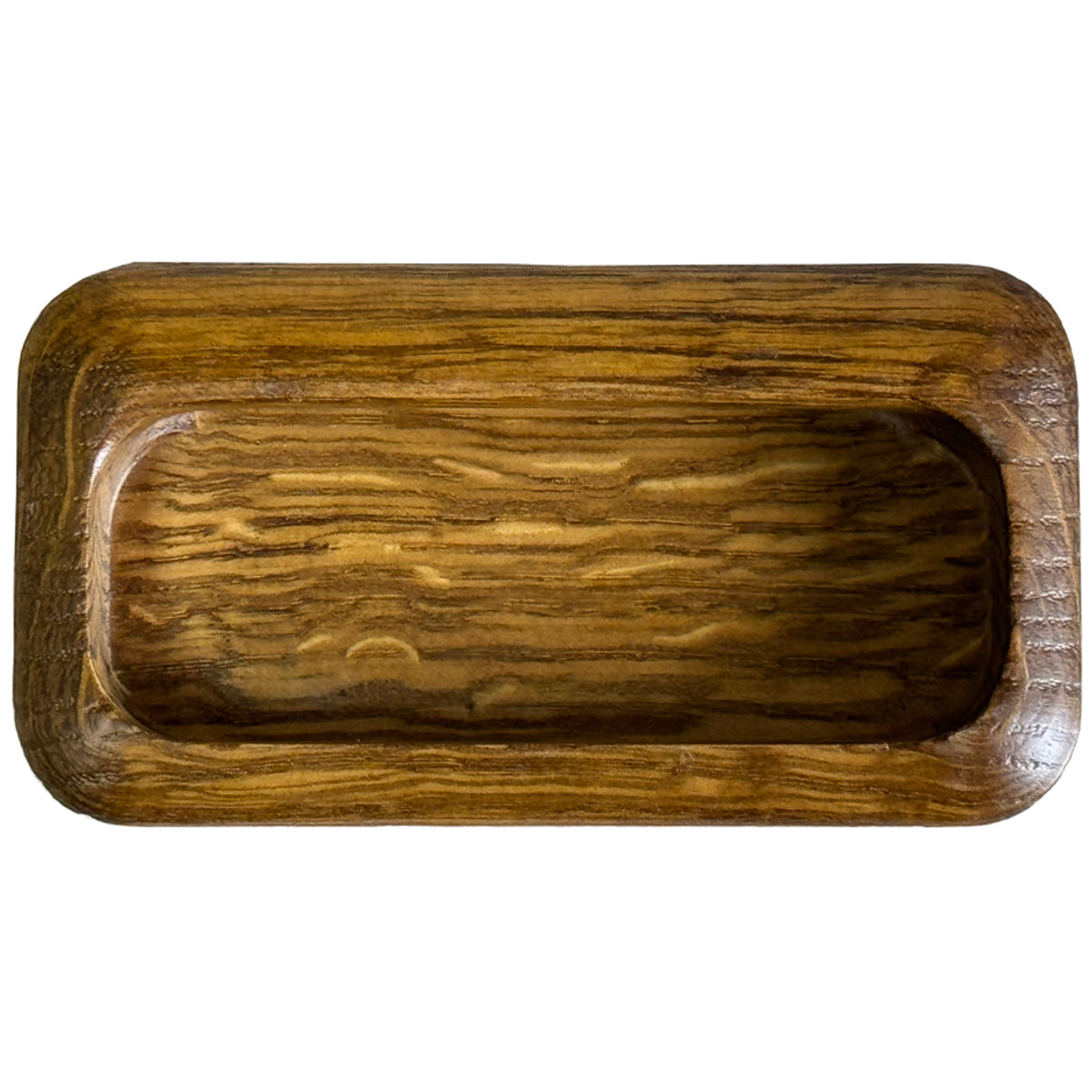 WOODEN INSET SQ 110x55x17 DARK OAK