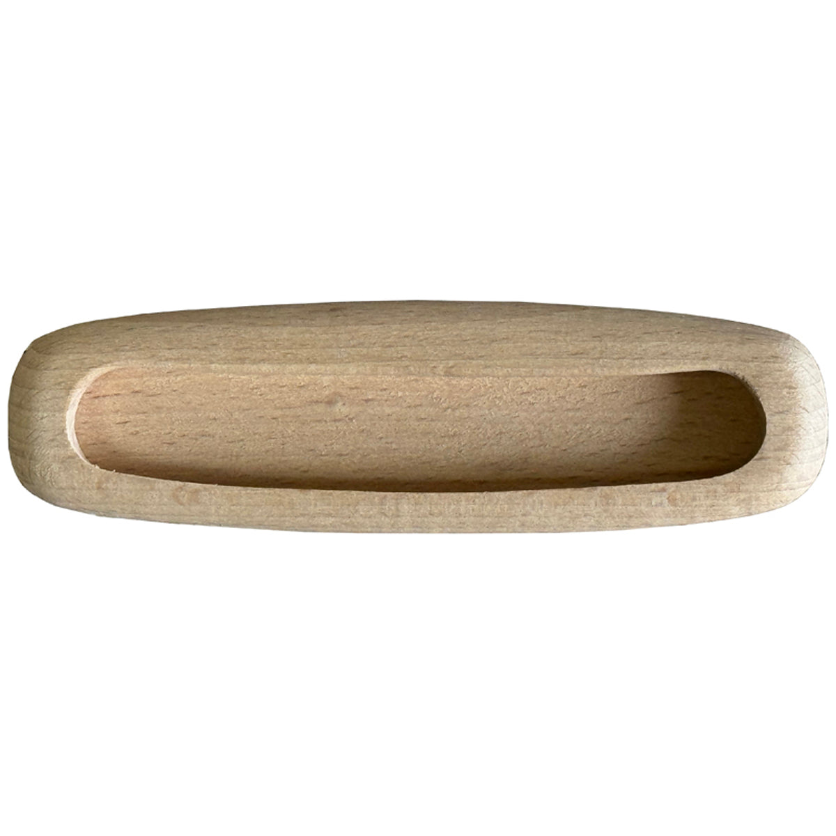 WOODEN INSET OVAL 123x35x15 BEECH