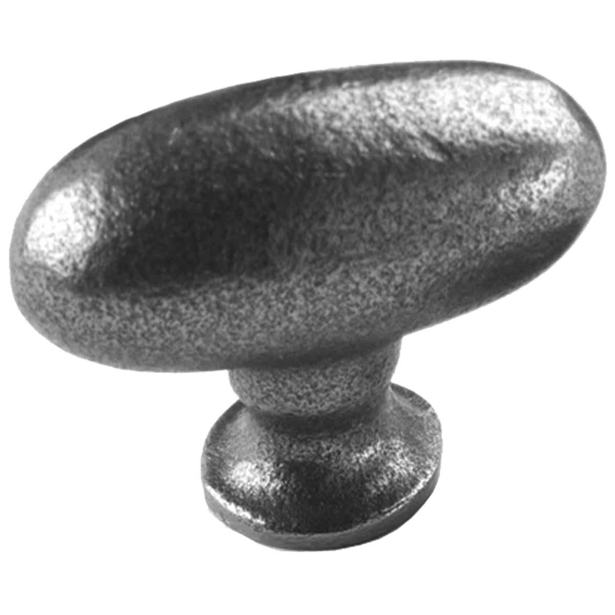 HAMMERED OVAL SHAPE KNOB 20x30