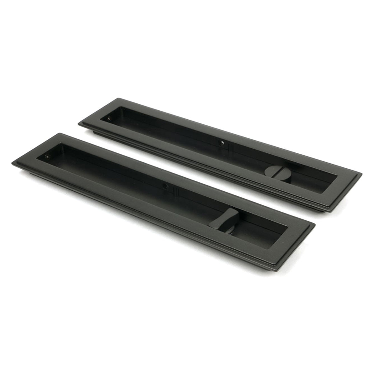RECTANGULAR PULL PRIVACY ART DECO 250x60x13 AGBZ - 50121 by MARCHES (ANVIL) ARCHITECTURAL HARDWARE