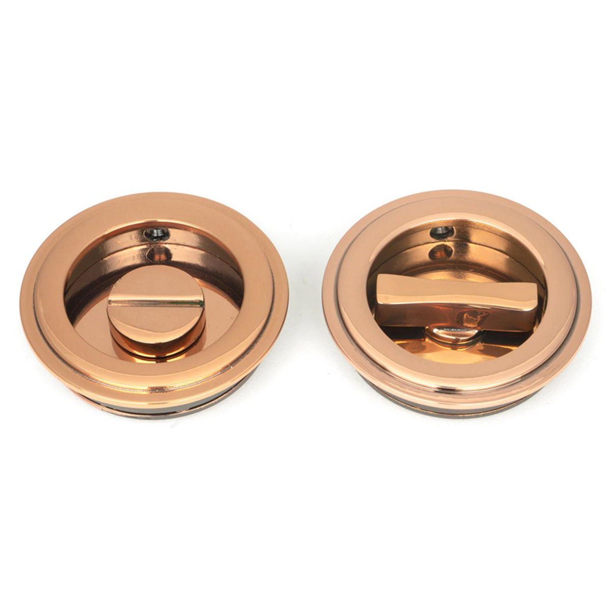 ROUND PULL PRIVACY ART DECO 60x13 PBZ - 50146 by MARCHES (ANVIL) ARCHITECTURAL HARDWARE