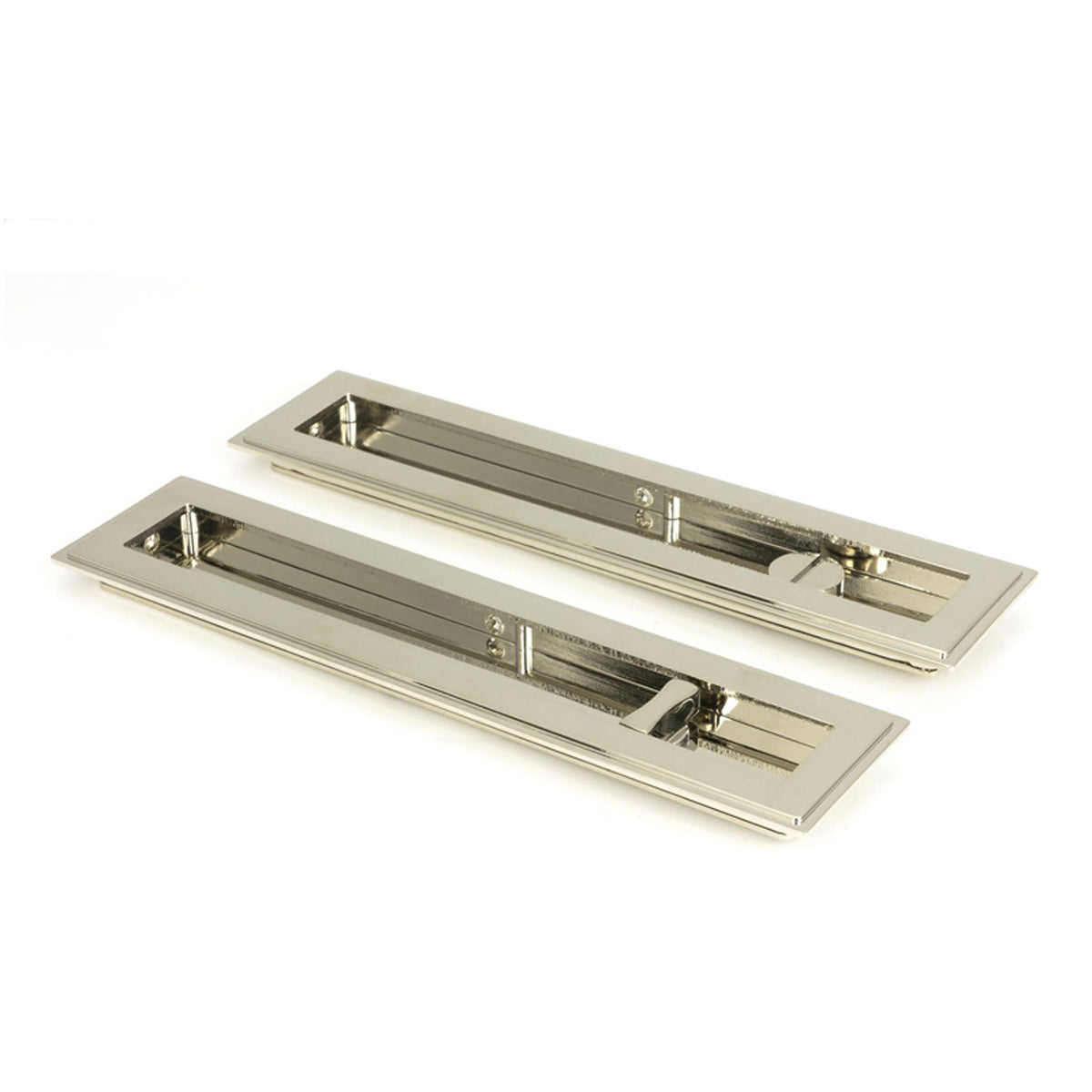 RECTANGULAR PULL PRIVACY ART DECO 250x60x13 PNP - 50157 by MARCHES (ANVIL) ARCHITECTURAL HARDWARE