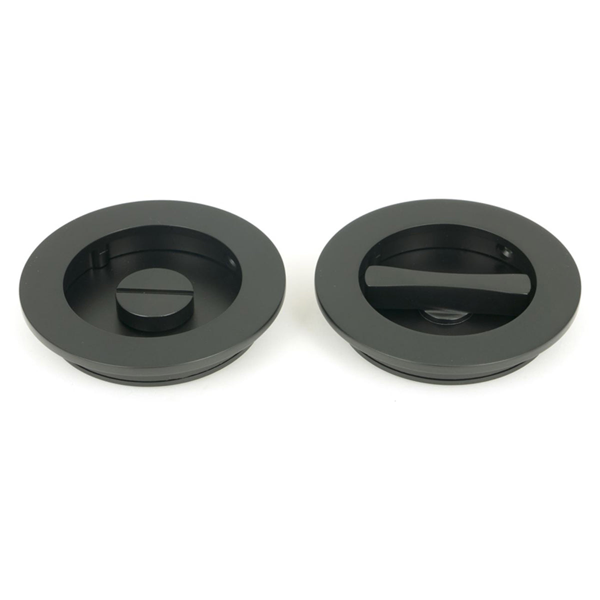 ROUND PULL PRIVACY PLAIN 75x13 MBK