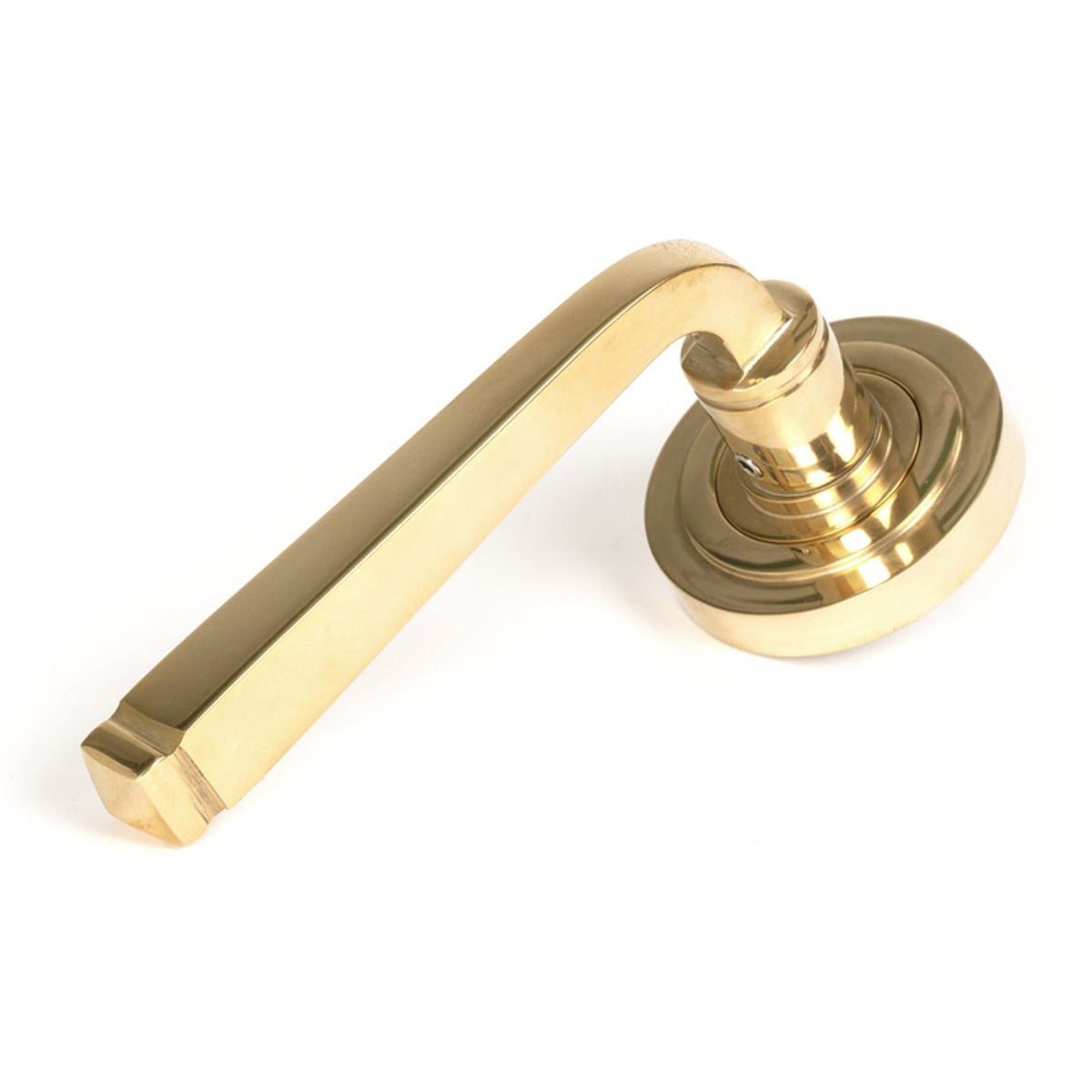 AVON LEVER HANDLE+ROSE SPRUNG ART DECO 53x118x63 PBR