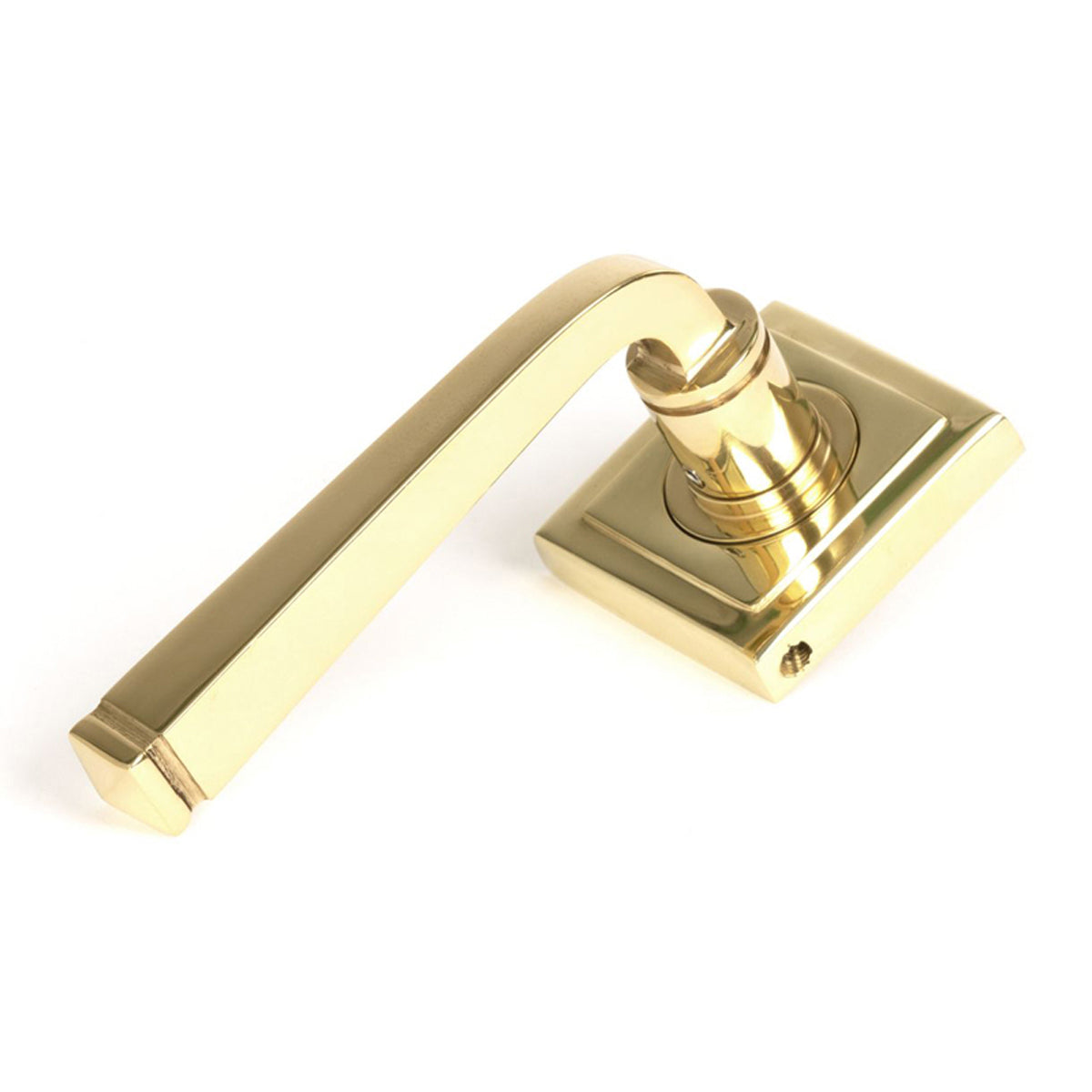 AVON LEVER HANDLE+ROSE SPRUNG SQUARE 53x118x63 PBR