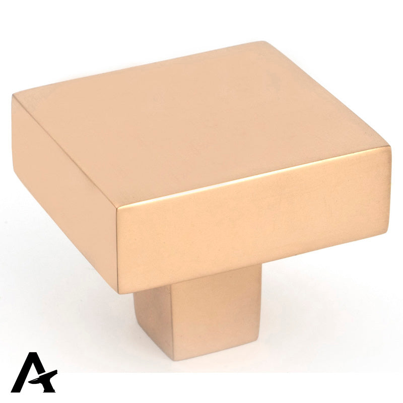 ALBERS CABINET KNOB 35x30 PBZ - 51862 by MARCHES (ANVIL) ARCHITECTURAL HARDWARE