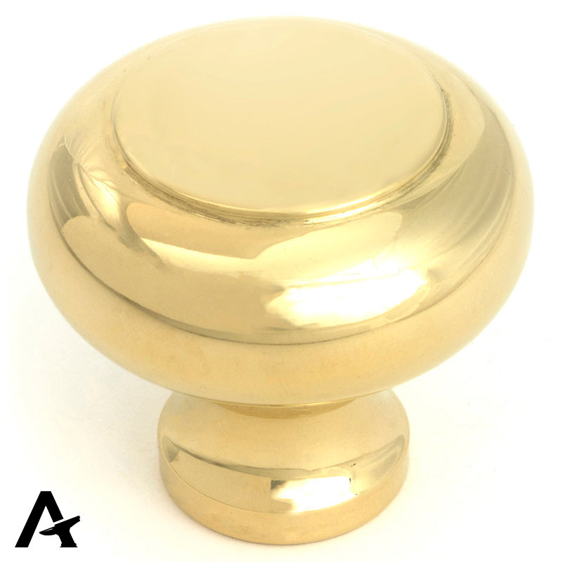 REGENCY CABINET KNOB 40x35x20 PBR - 52086 by MARCHES (ANVIL) ARCHITECTURAL HARDWARE