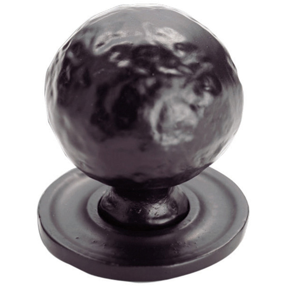 HAMMERED BALL KNOB D32x41xD37 BLK FTD1078BBA by CARLISLE BRASS