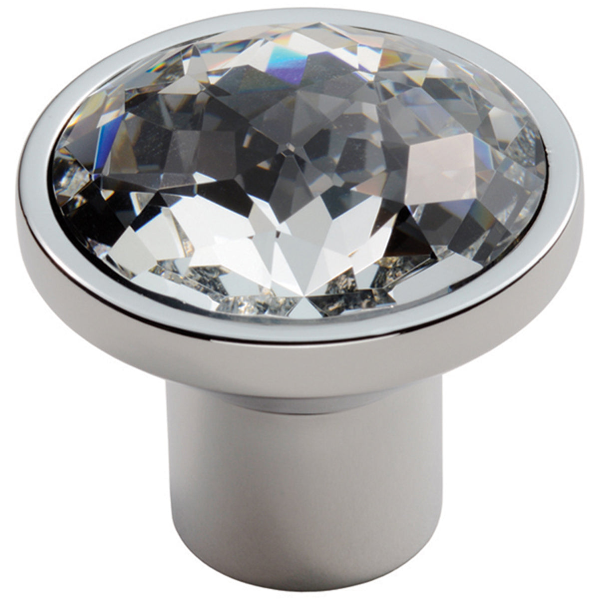 CRYSTAL CABINET KNOB D34x31 PCP
