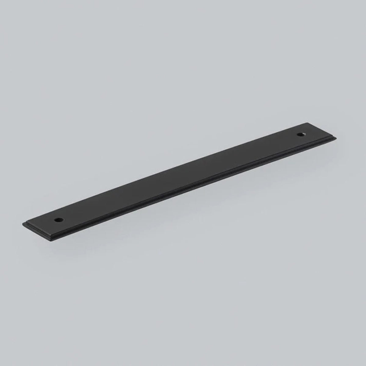 H&H BARRINGTON PULL BACKPLATE 160HC 190x25x4 MBK - GU01BP160MBL
