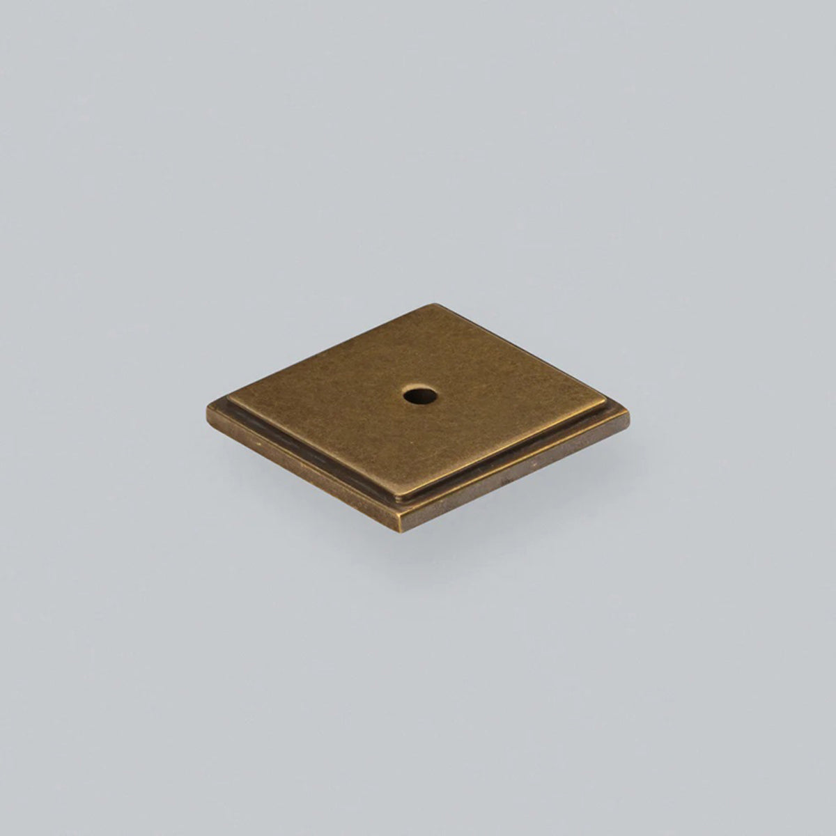 H&H CALLCOTT KNOB BACKPLATE 38x38x4 BBR - GCALBP038BB