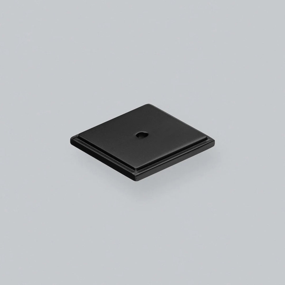 H&H CALLCOTT KNOB BACKPLATE 38x38x4 MBK - GCALBP038MBL