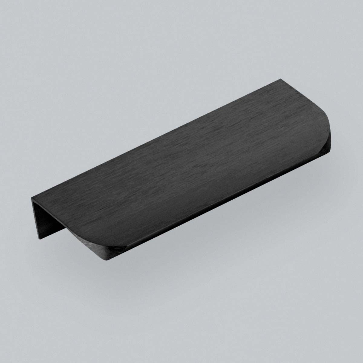 H&H EDISON PROFILE HANDLE 064HC 100x18x41 MBK - GEDP064MBL