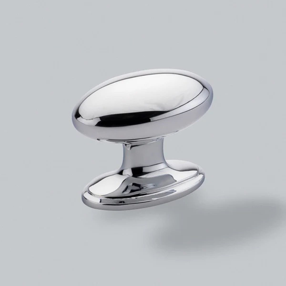 H&H GREENWICH OVAL KNOB 50x44x38 PCP - GGRK050CP by FORMED