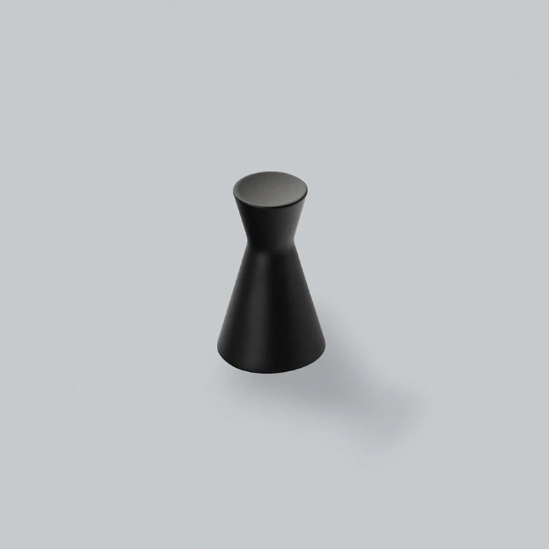 H&H CONIC KNOB D20x34xD14 MBK - GCONK020MBL