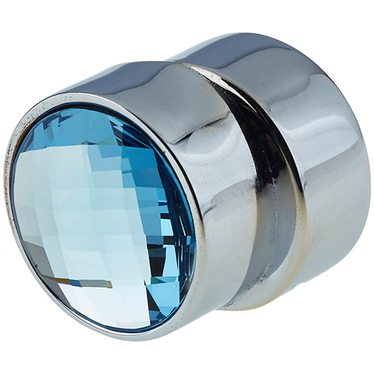 CRYSTAL CAB KNOB D23x20 SPL PCP/BLU 2022-23PC