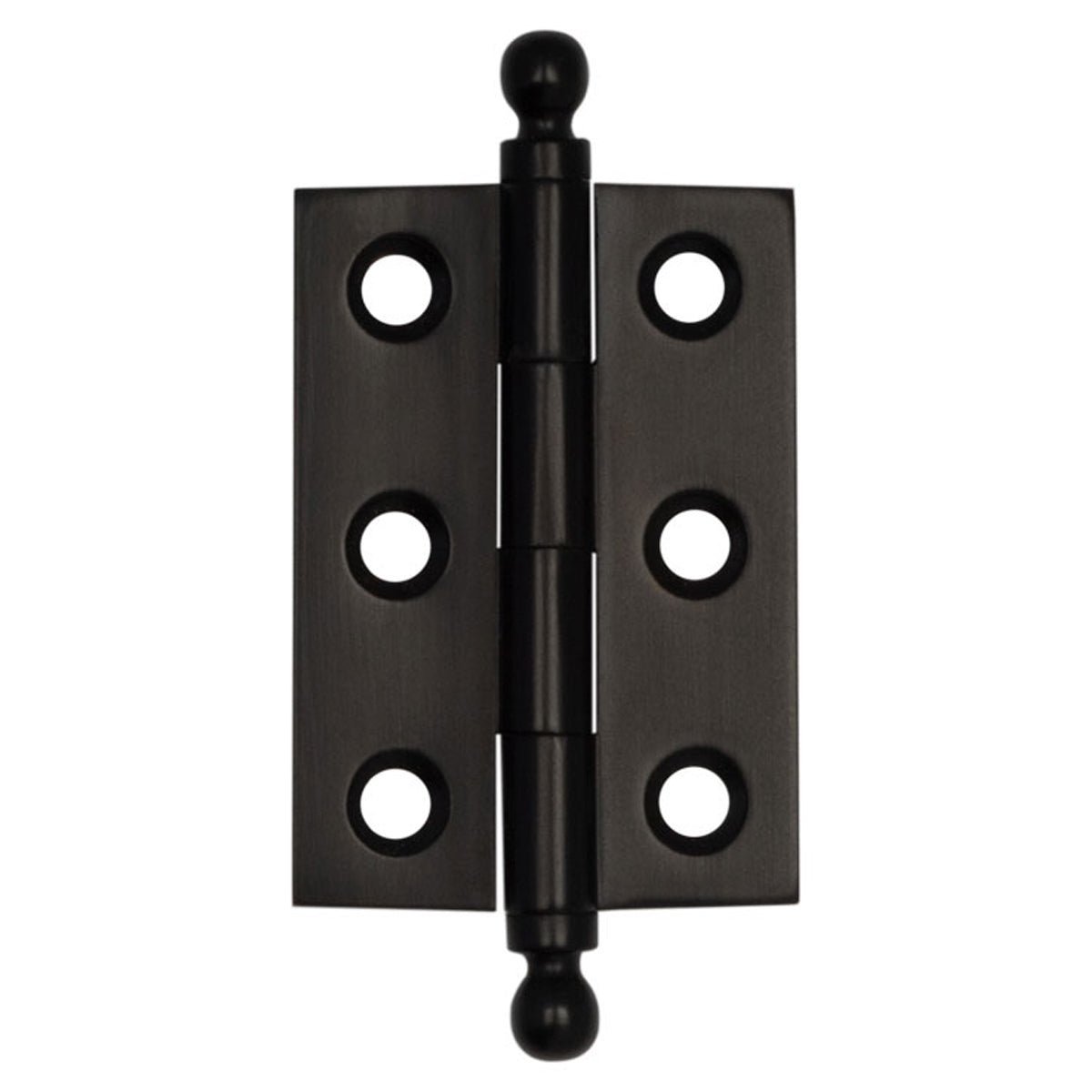 HOXTON FINIAL CABINET HINGE 50x35x6 BRS/MBK