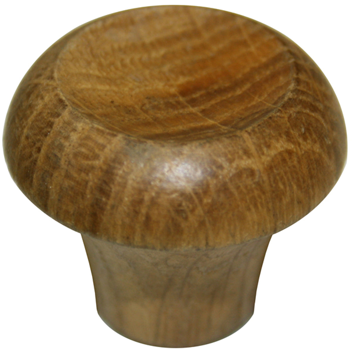 WOODEN KNOB CONCAVE D30x26 OAK PACK OF 50