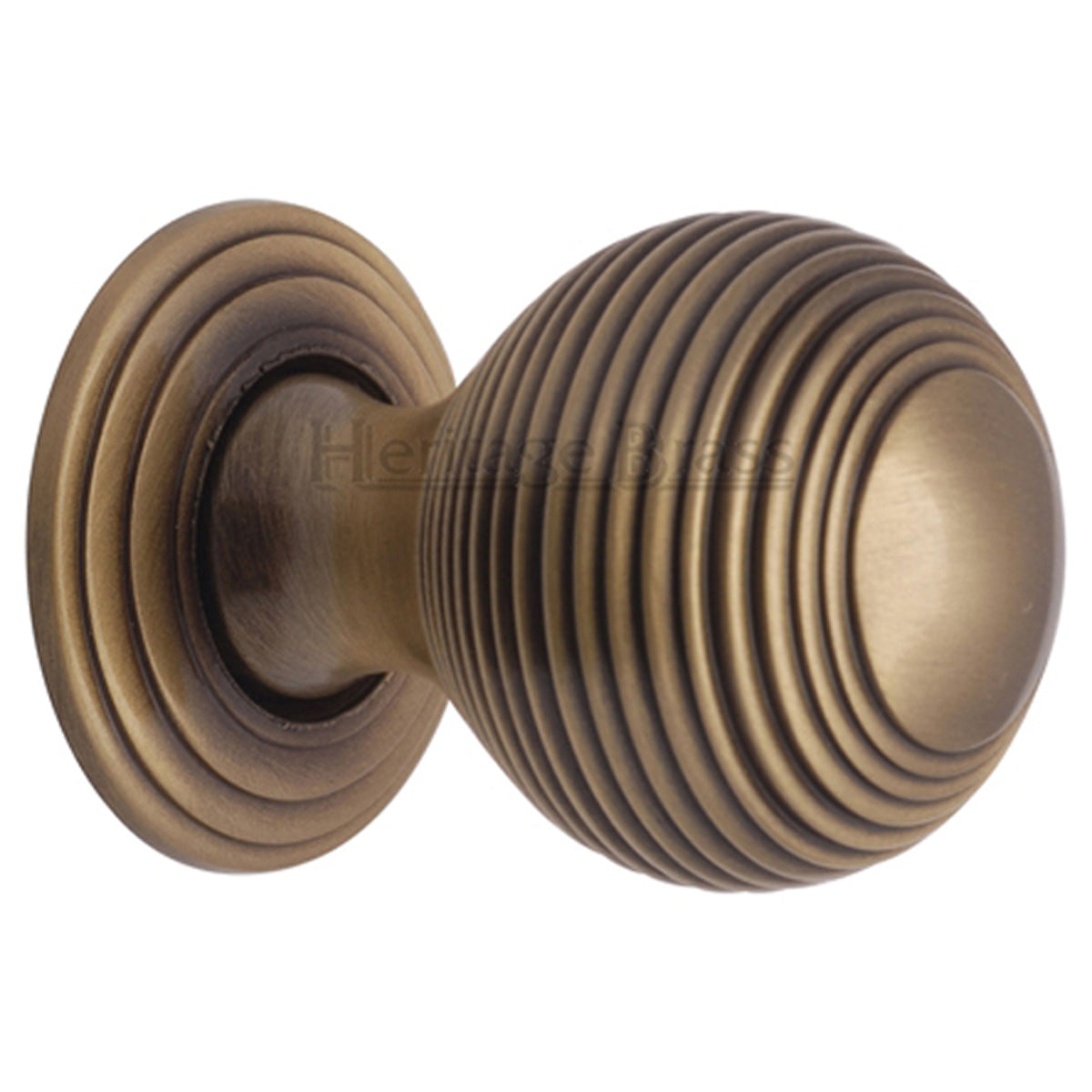 CABINET PULL REEDED SPHERE D32 ABR
