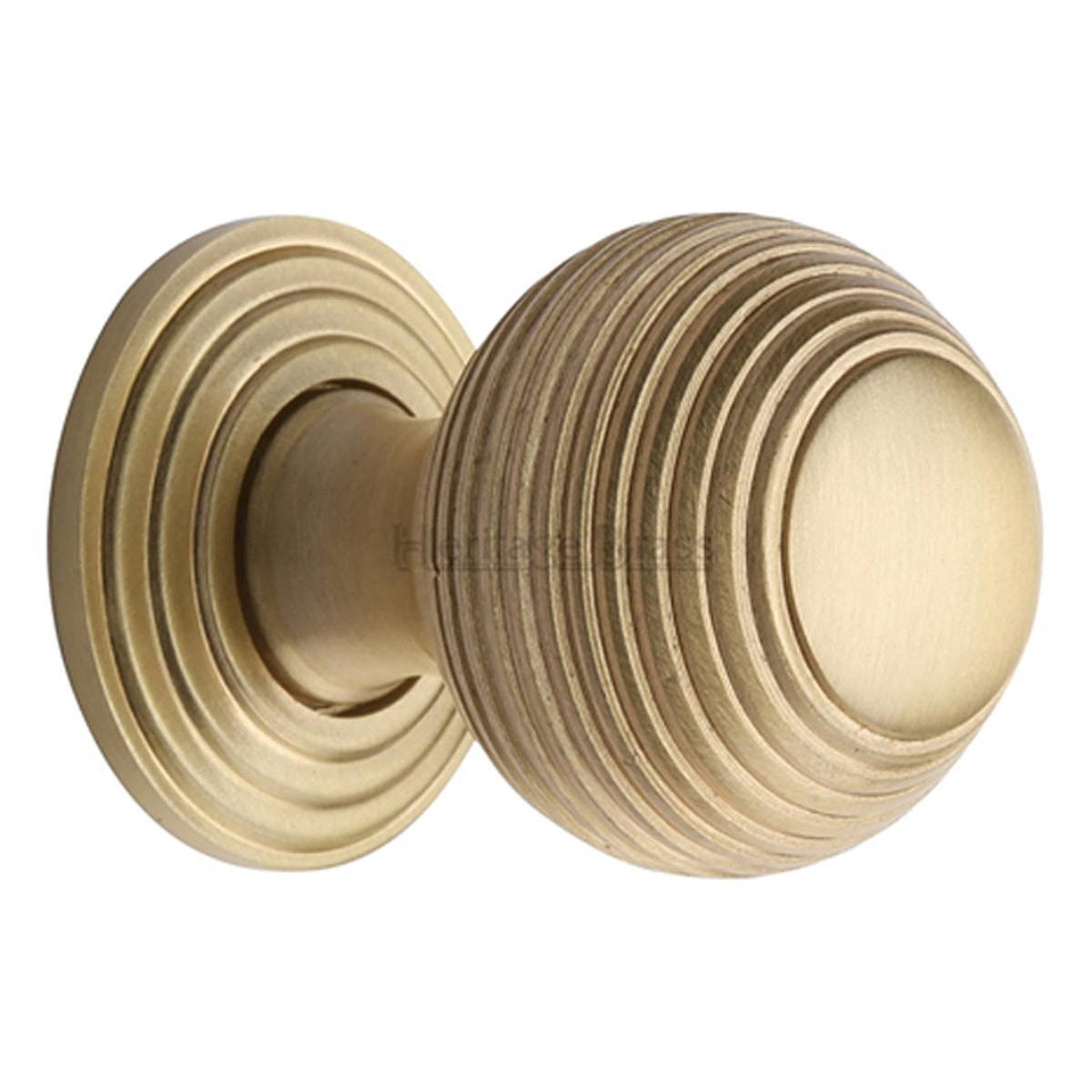 CABINET PULL REEDED SPHERE D38 SBR