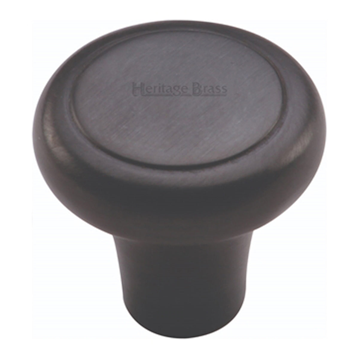 CABINET KNOB ROUND EDGE D38 MBK