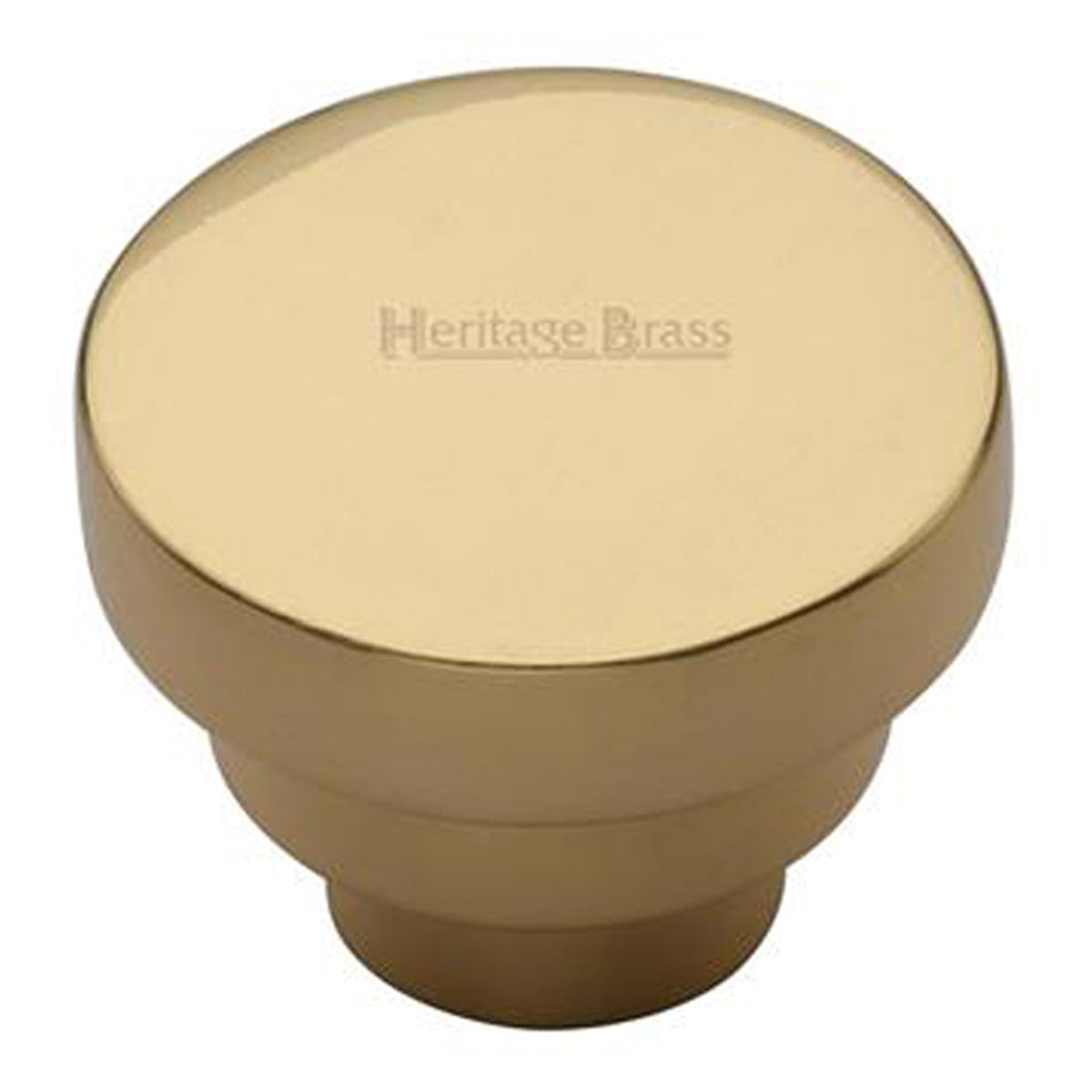 CABINET KNOB ROUND STEP D32 PBR