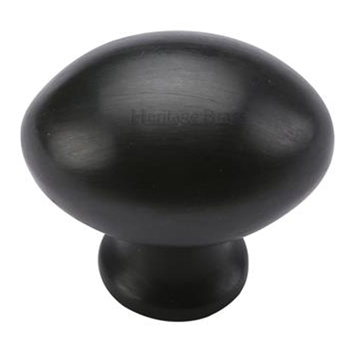 CABINET KNOB OVAL 32x28xD15 MBK by M MARCUS LTD
