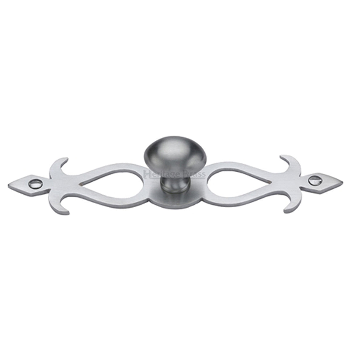 OVAL KNOB+BACKPLATE 32x162 SCP