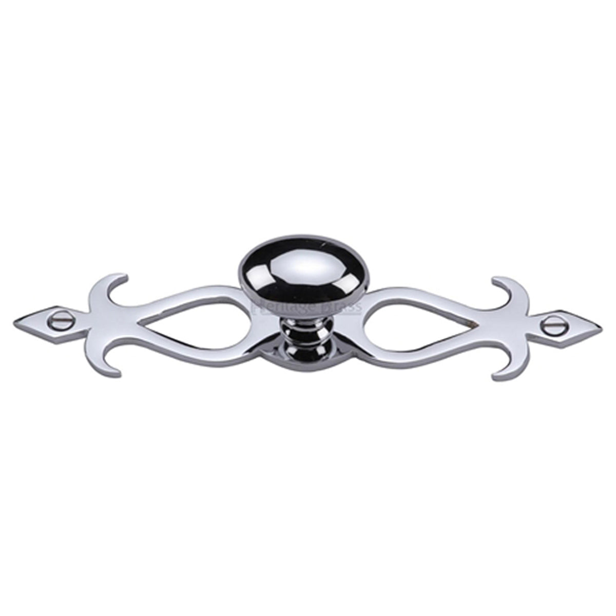 OVAL KNOB+BACKPLATE 32x162 PCP