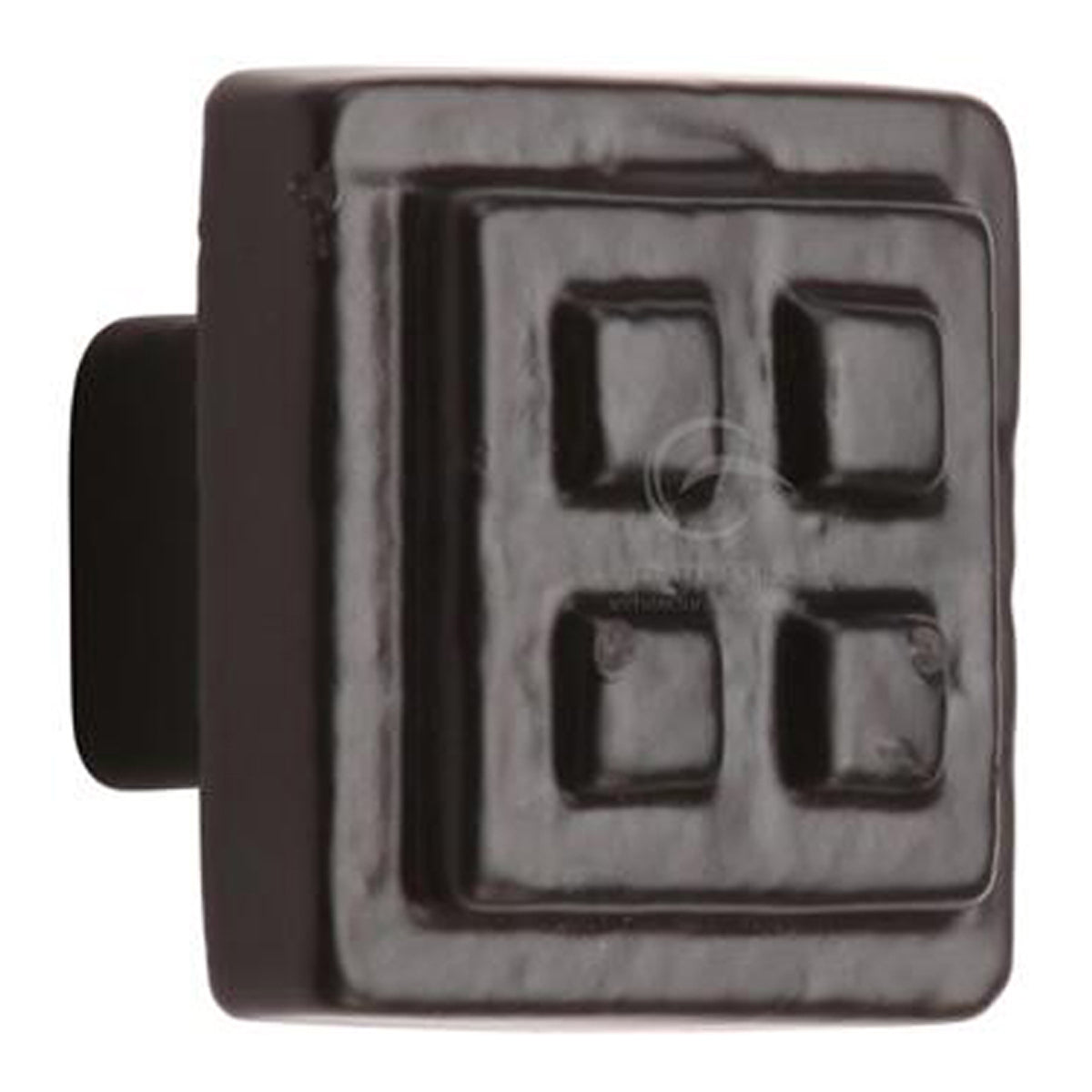 CABINET KNOB SQUARE 32x32x27 BLK by M MARCUS LTD