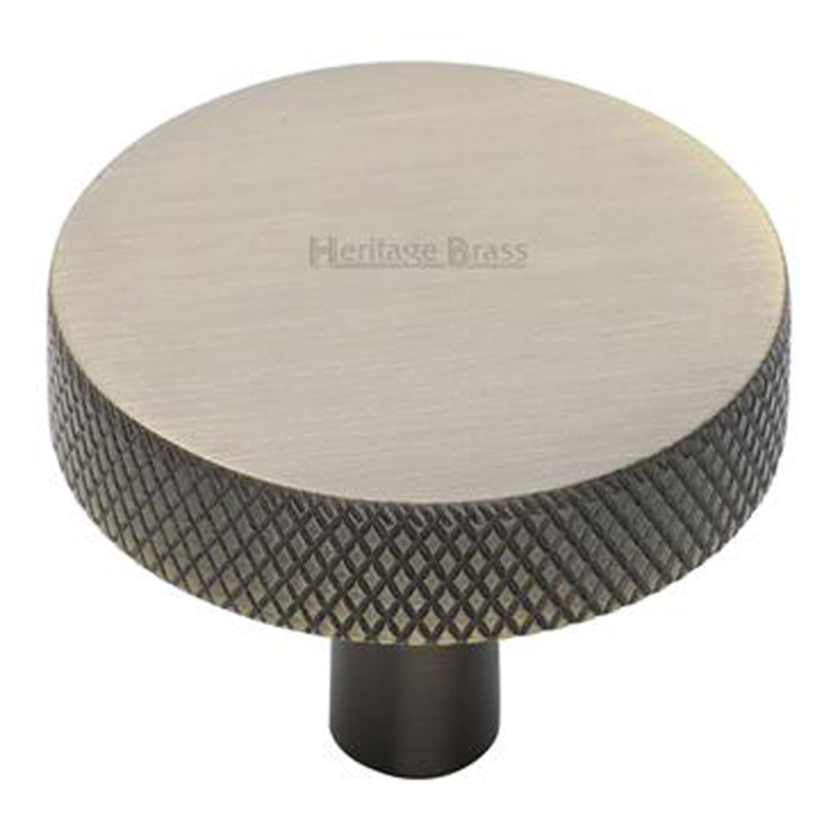 CABINET KNOB DISC KNURLED D38 ABR