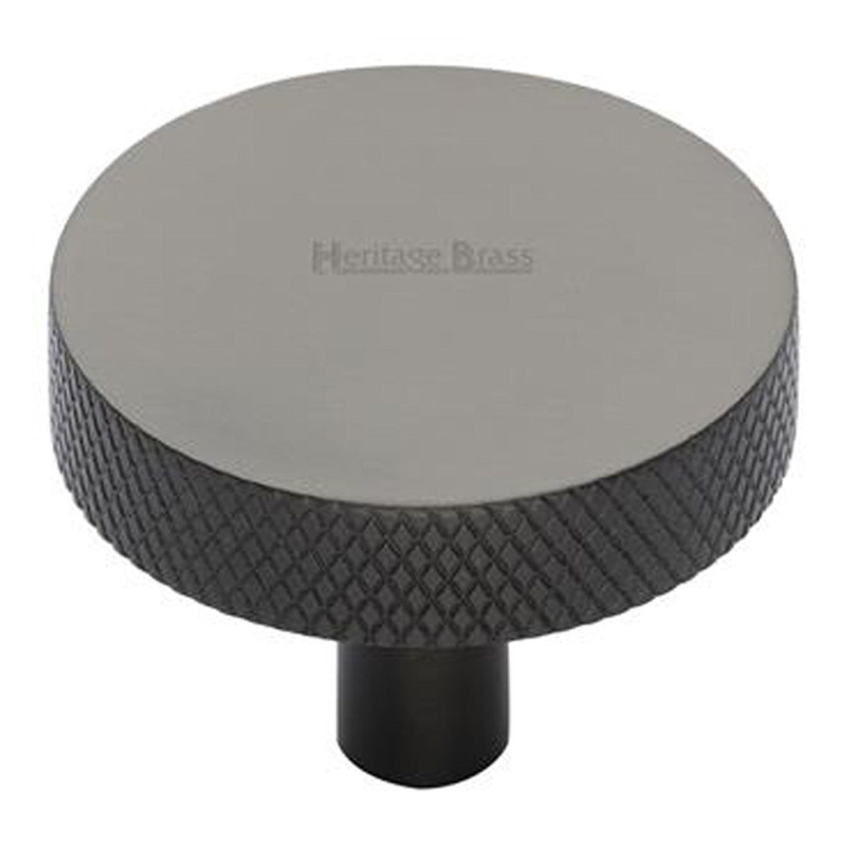 CABINET KNOB DISC KNURLED D38 MBZ