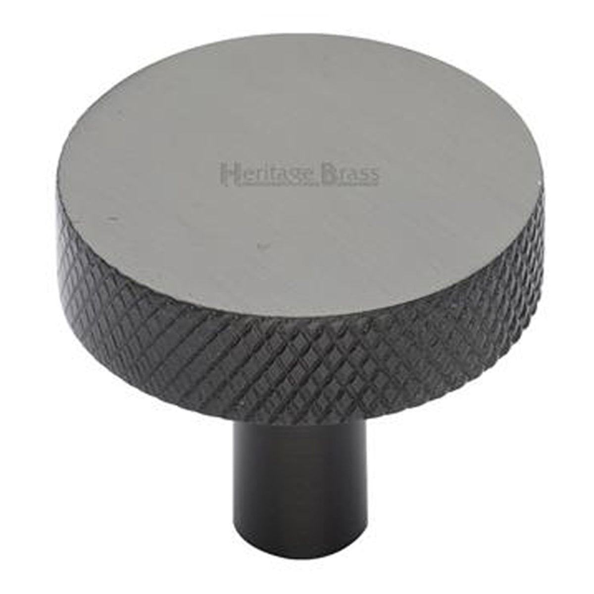 CABINET KNOB DISC KNURLED D32 MBZ