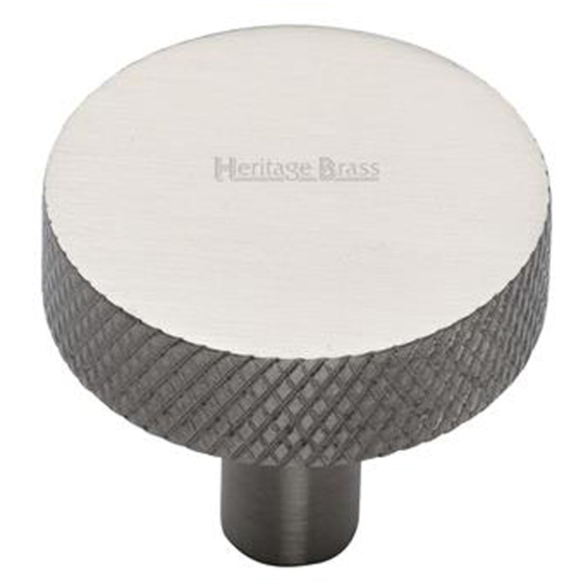 CABINET KNOB DISC KNURLED D32 SNP