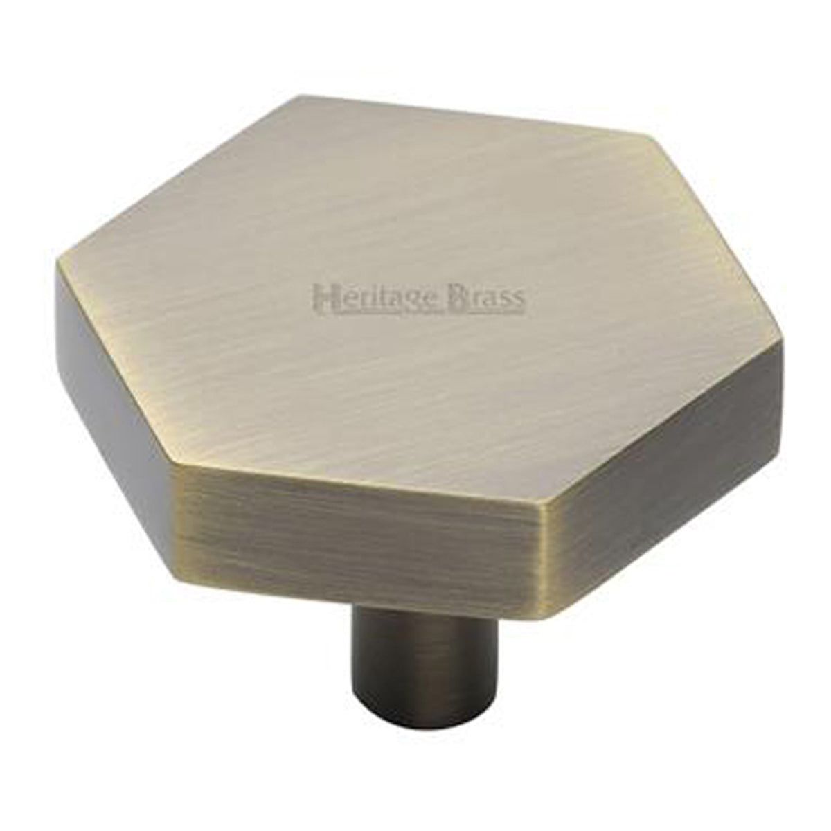 CABINET KNOB HEXAGON 38x38 ABR