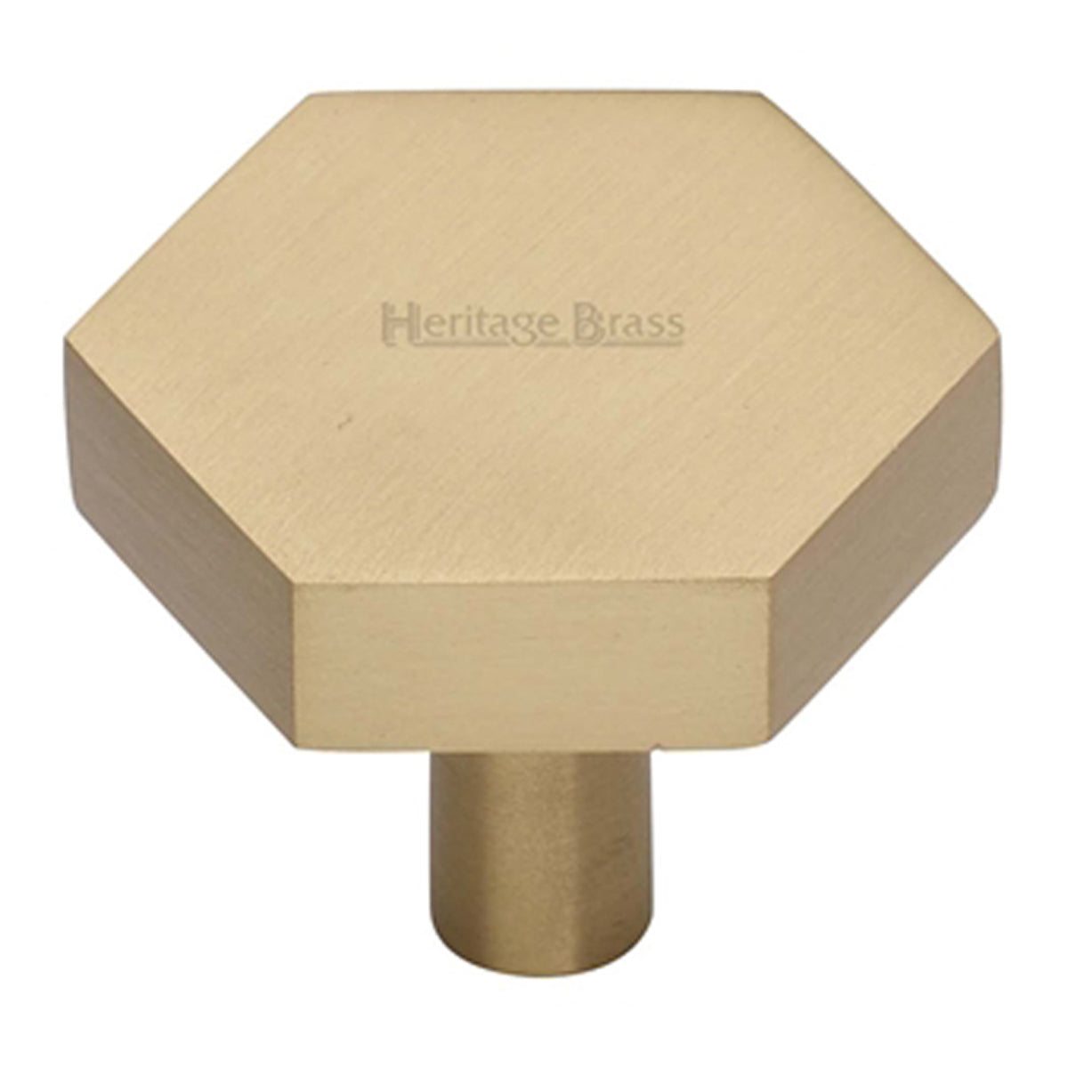CABINET KNOB HEXAGON 32x32 SBR