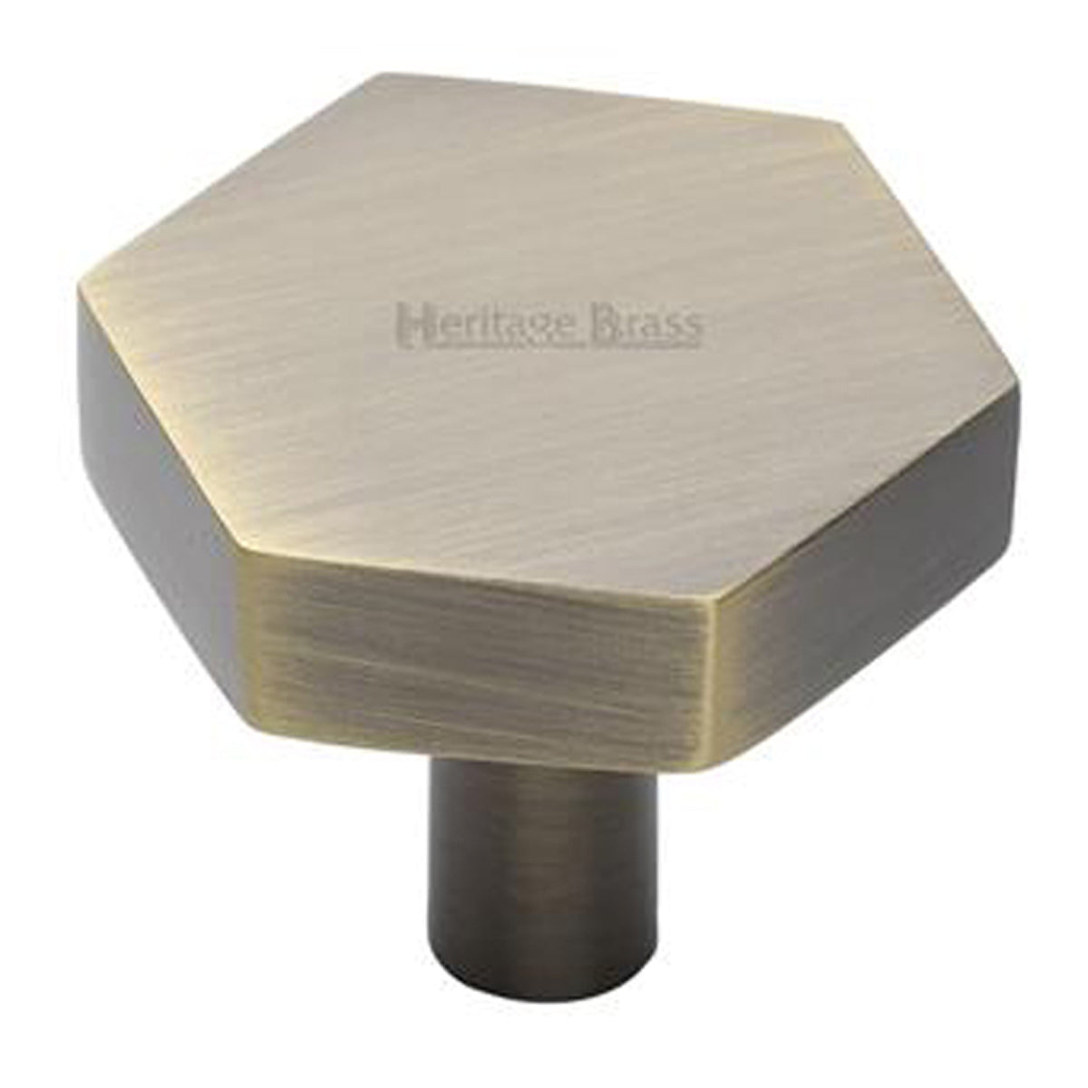 CABINET KNOB HEXAGON 32x32 ABR