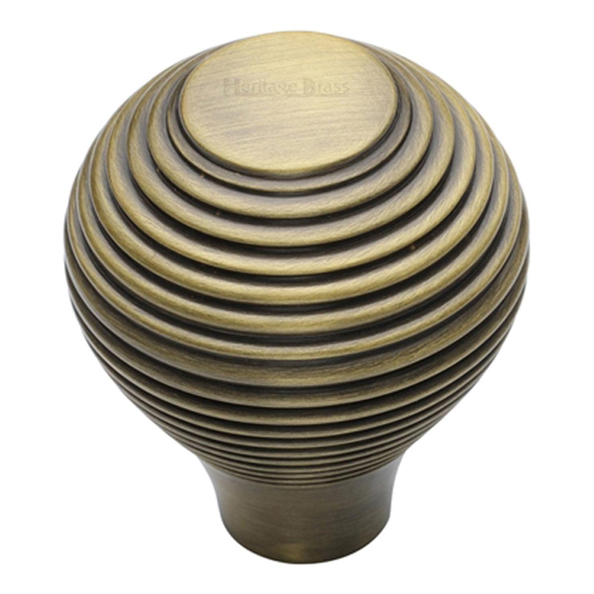 CABINET KNOB REEDED D32 ABR