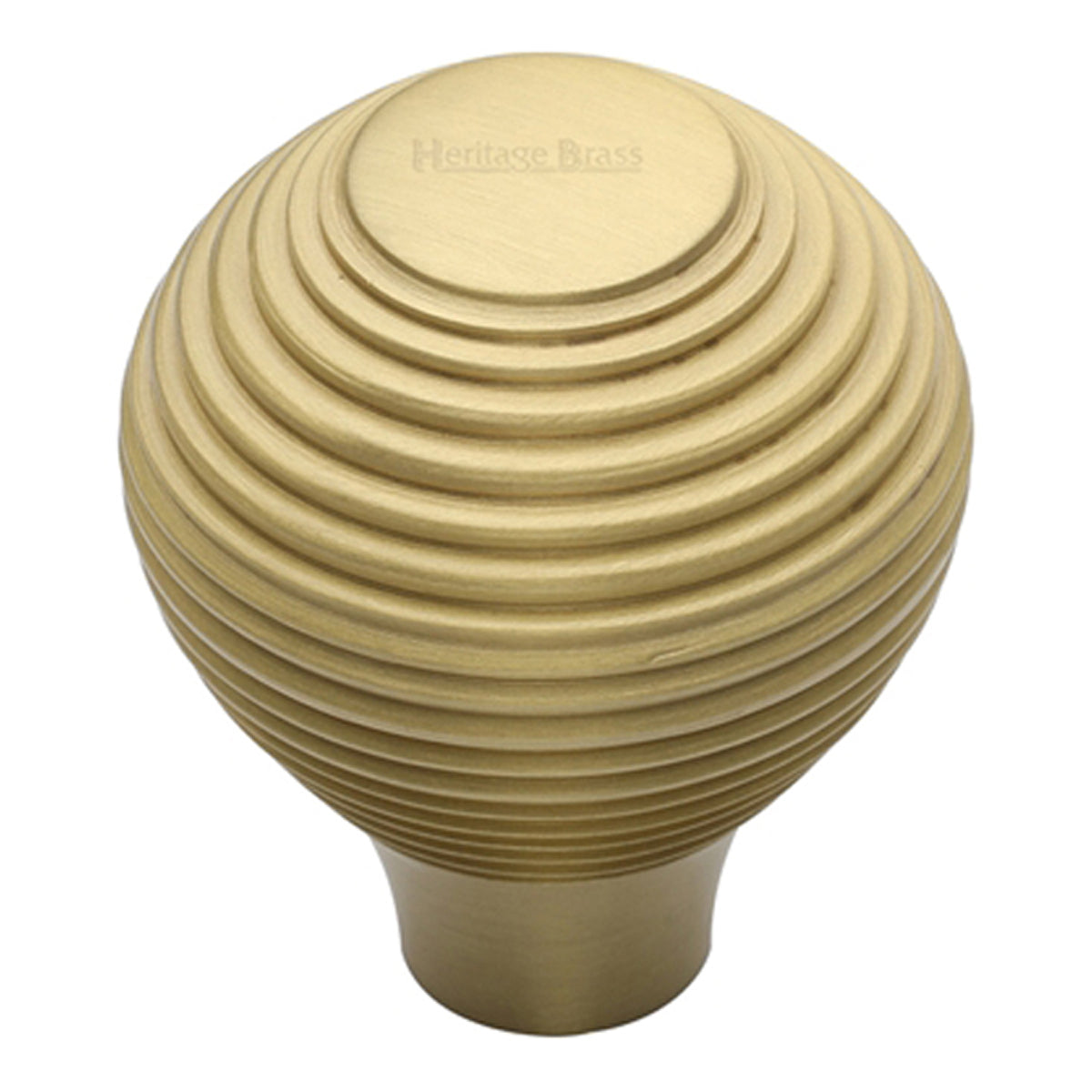 CABINET KNOB REEDED D32 SBR