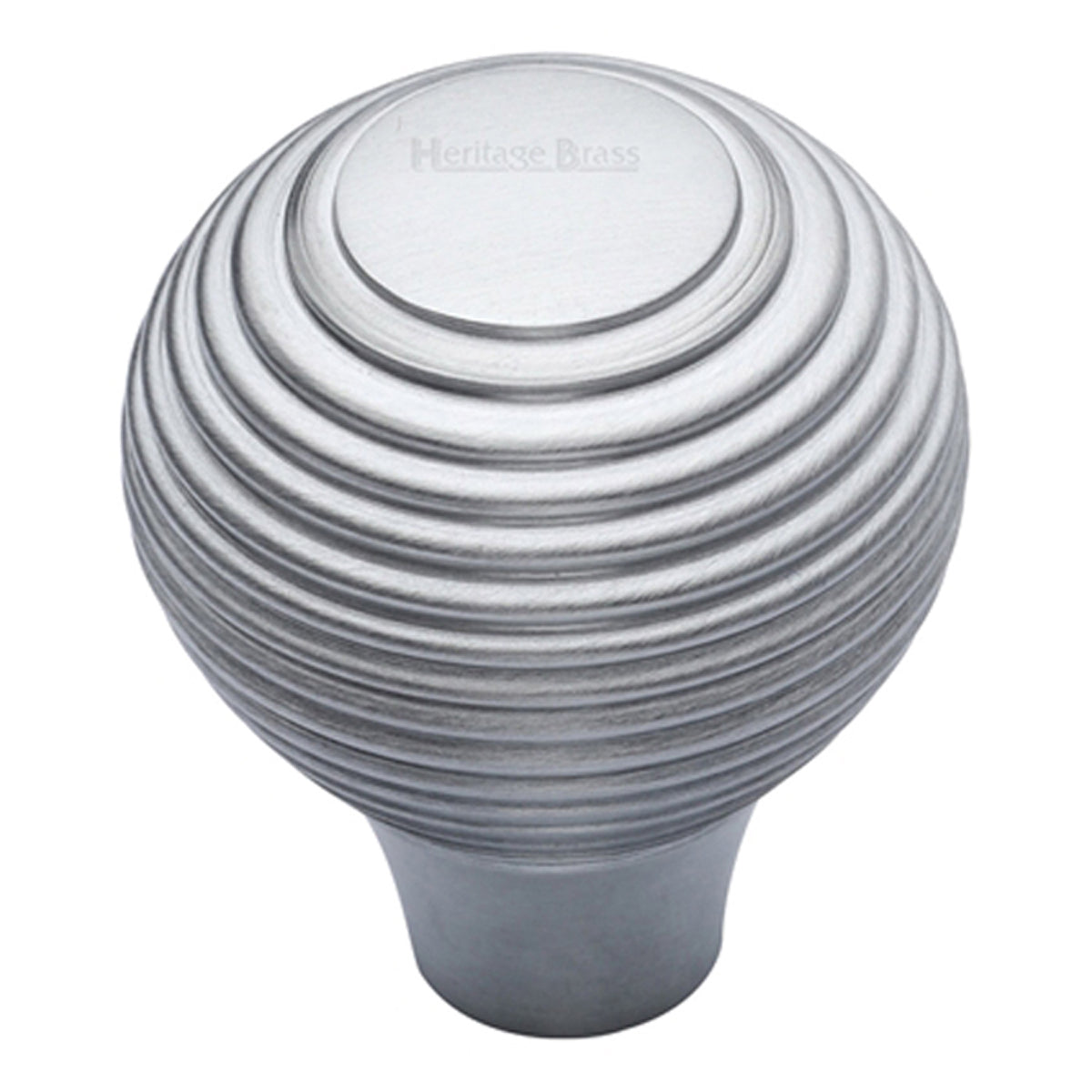 CABINET KNOB REEDED D32 SCP