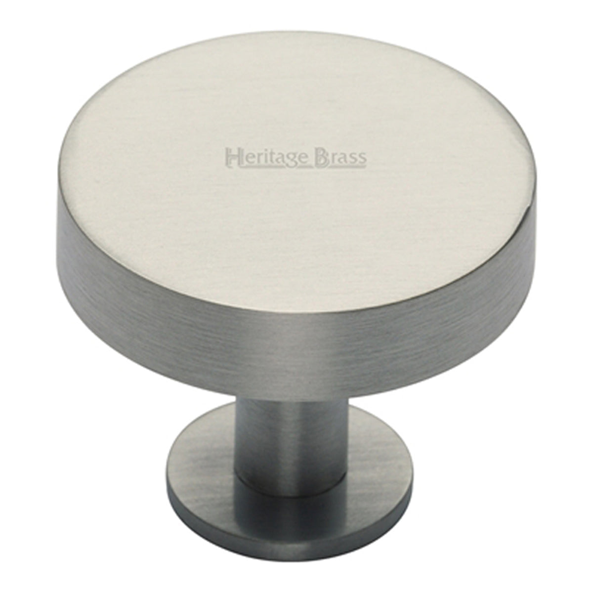 CABINET KNOB DISC+BASE D32x32 SNP