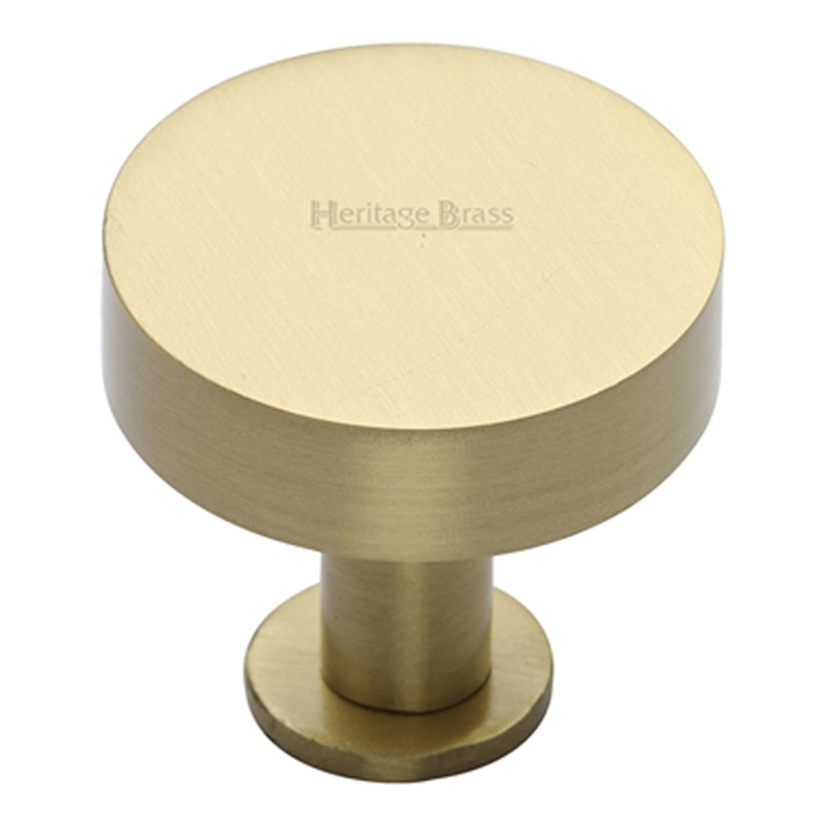 CABINET KNOB DISC+BASE D38x32 SBR by M MARCUS LTD