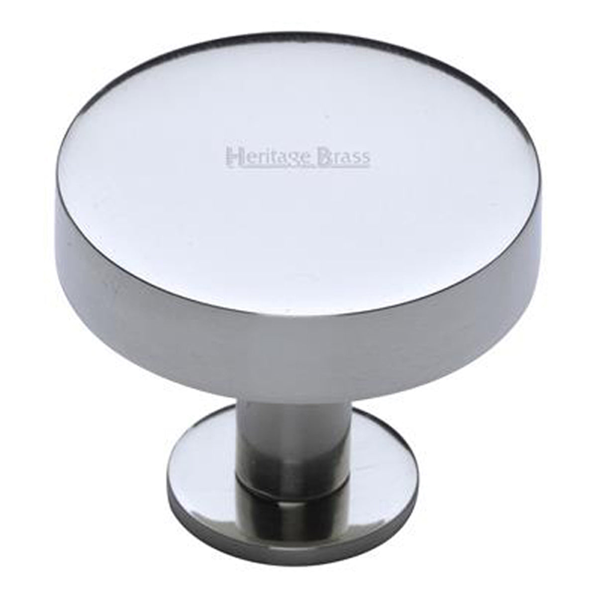 CABINET KNOB DISC+BASE D38x32 PCP by M MARCUS LTD