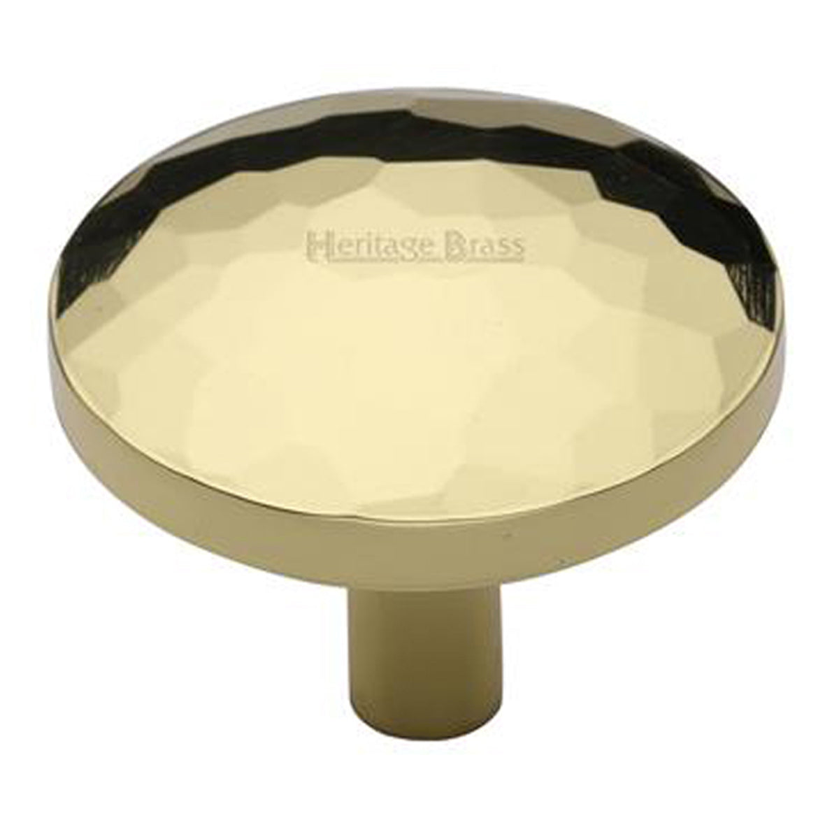 CABINET KNOB HAMMERED D38x32 PBR