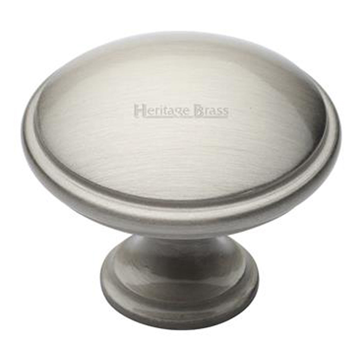 CABINET KNOB DOMED D38x30 SNP by M MARCUS LTD